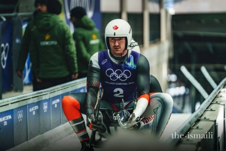 Devin Wardrope competing at the 2026 Winter Olympics in Milan Cortina.Photo: FIL